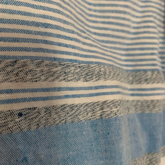 Lou & Grey linen cotton stripe top blues xl - Picture 3 of 3